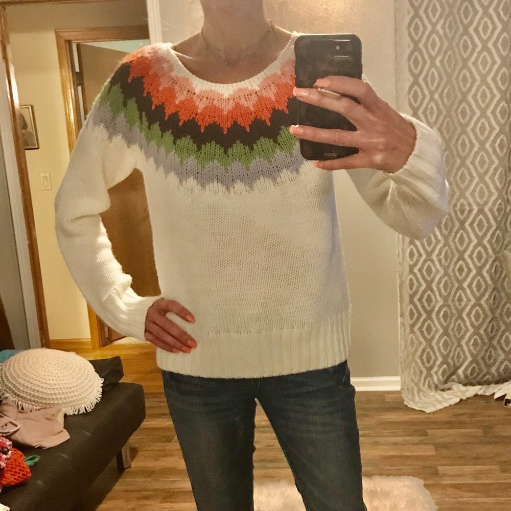 Trendy winter sweater